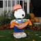 3.5ft. Airblown® Inflatable Thanksgiving Snoopy as Scarecrow